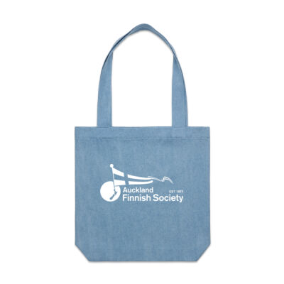 AFS white - Denim Carrie Tote Thumbnail